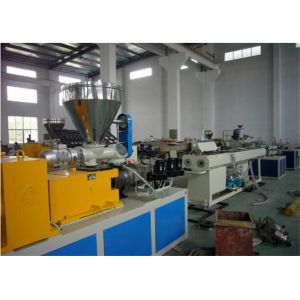 High Efficiency Plastic Extrusion Machine Pvc Pipe Making Machine With Twin Screw