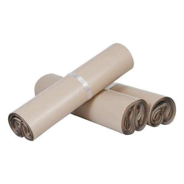 Durable Apricot Courier Parcel Bag Personalized Shipping Bags For E Commerce