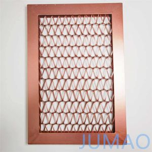 1x3 Copper Metal Mesh Divider Wall Partitions Cutomized