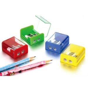 double hole squere pencil sharpener