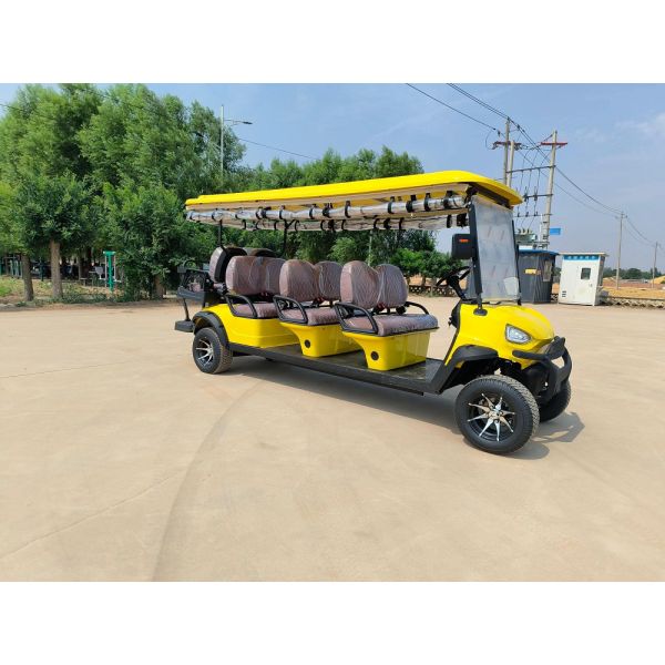 72V Lithium Electric Street Legal Buggy Golf Cart 5000Kw Electric Sightseeing 8