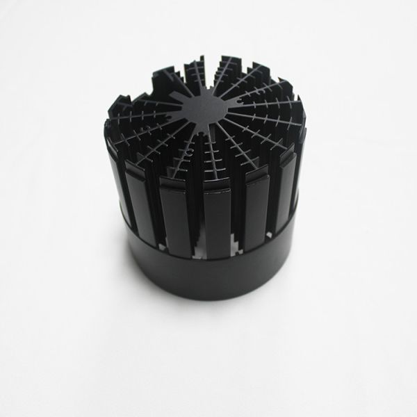 Buy LED Ceiling Light Pin Heat Sink With Cold Forging Technology Anodizing Black at wholesale prices