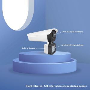 Outdoor Cameras Hd Ip Camera Built-in Siren Detection Alarming Security Network