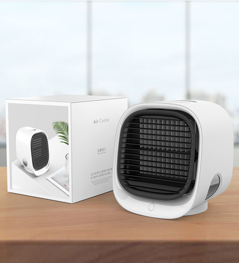 Low Noise Portable Water Cooled Electric Fan for Mobile Humidifying Mini Air Conditioner