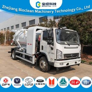 Quality Pure Electric Sewer Suction Vehicle 5.04m3 5040L 11.8tons With TZ365XSC07 Engine for sale