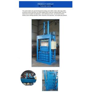 Clothes baler machine