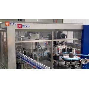 48000BPH Purified Mineral Bottle Water Packaging Machine PET plastic