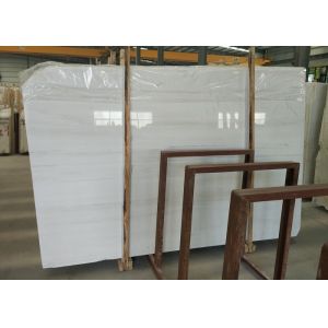 China Grey Vein White Marble Tile , Popular Marble Floor And Wall Tiles / Slab on sale