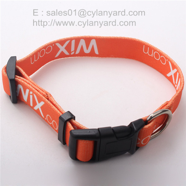 Solid Basic Nylon Dog Collars, Matching pet leash available separately