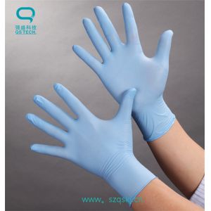 Clean Room Disposable Nitrile Gloves Class 100  9'' / 12'' S / M / L 4.5g - 7.5g