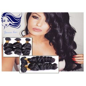 Natural Virgin Brazilian Hair Extensions Long Hair Loose Wave 10inch - 30inch