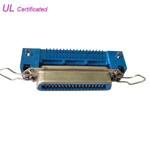 Quality 14 Pin PCB Right Angle Female Centronic Connector with boad lock and bail clip for sale