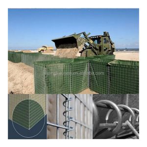 Easily Assembled Bastion Welded Gabion Wall for Strong Defensive Barrier