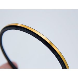 Optical Glass UV IR Cut Filter Golden Frame , IR Pass Through Filter For