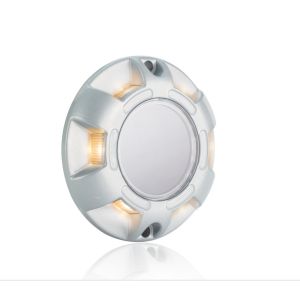 Outdoor Warning Led Solar Driveway Dock Lights 165g for Sidewalk Garden Pathway