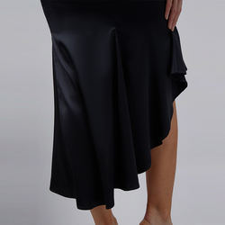 Women Silk Slip Dress Elegant Customized Asymmetric Backless Dresses