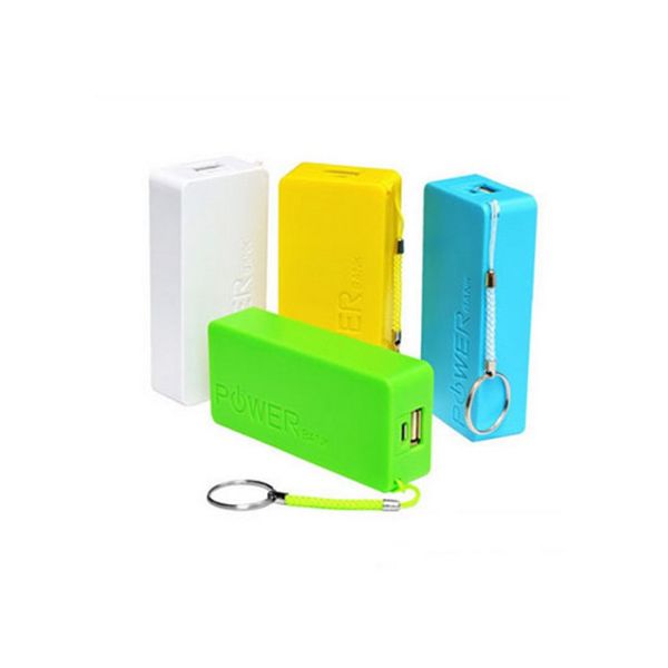 5200 Milliampere Two Section Abs Power Bank , Plastic Small Mobile Charger