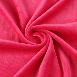 Stretch Sofa Velvet Upholstery Fabric 75D Plain Dyed