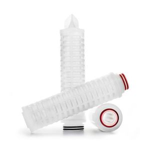 Quality Printing Shops PTFE Membrane Micro Pleated Filter Cartridge with 10*10*30cm Size for sale