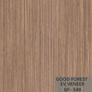 Engineered Veneer Wenge Lati Wood Top A / B Grade Customized