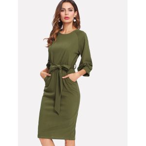 Elegant And Fashion Lady Work Dress