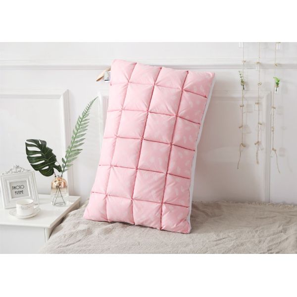Buy 40S 100g Luxury Goose Down Pillows For Bed Sleeping at wholesale prices