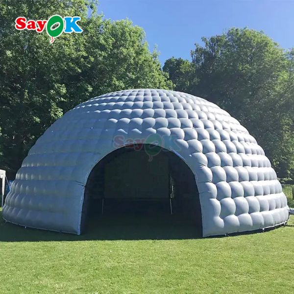 OEM / ODM Durable Oxford Fabric Outdoor Large Inflatable Tent Igloo for Party Event Club Promotion