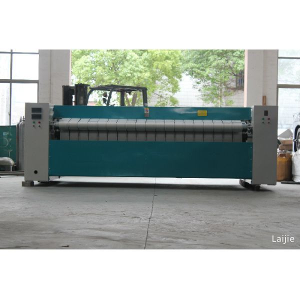 Bedsheet Laundry Flatwork Ironer / Industrial Ironing Equipment With 800mm