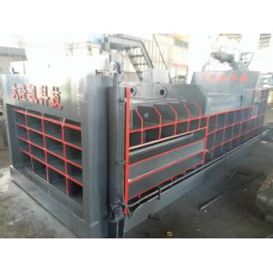 Quality Horizontal Non Metal Scrap Baler Machine Bale Push Out Color Customized for sale
