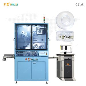 Lifting Loading Cap Side Automatic Screen Printing Machine PLC Control