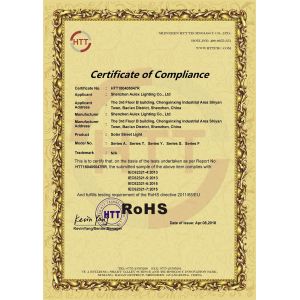 Shenzhen JYG New Energy Co., Ltd. Certifications
