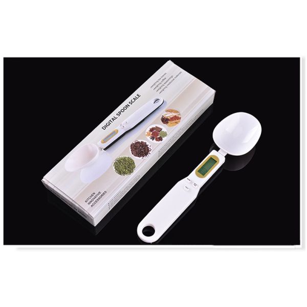 Digital Adjustable Food Scale Spoons for Kitchen Cooking Measuring Rayshine 500G/0.1G Double Head Battery Lcd Display