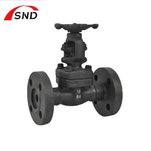 API DIN JIS Forged Steel Flange Gate Valve with A105 Material for -10-200℃