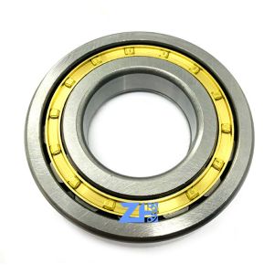 China NUP208EM Single Row Cylindrical Roller Bearing Machined Brass Cage On Rolling Element 40*80*18mm on sale
