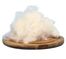 Quality Crimp Polyester Staple Fiber Medium Crimp 1.2-15dtex White Grade A for sale