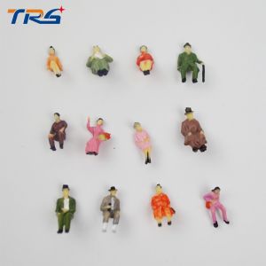 1:87 all seated ABS plastic model railway people 1.3cm for scenery model making