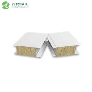 A1 Fireproof 100mm Galvanized Steel Double-Skin Wall Sandwich Panels