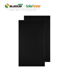 China Bluesun Full Black Shingled Solar Panel 410W 415W 425W 440W 480W All Black 425watt Solar Panel Price on sale