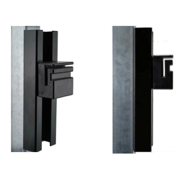 74x76x62.2mm Sliding Gate Nylon Guide Block 75mm White