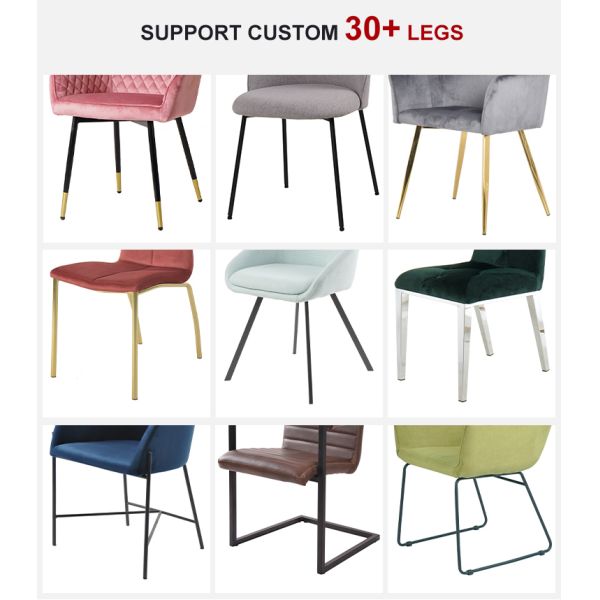 Fabric Velvet Dining Chair set