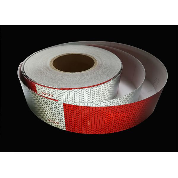 Buy Prismatic Emergency Reflective Tape / Honeycomb Reflective Tape 5cm * 45.72m at wholesale prices