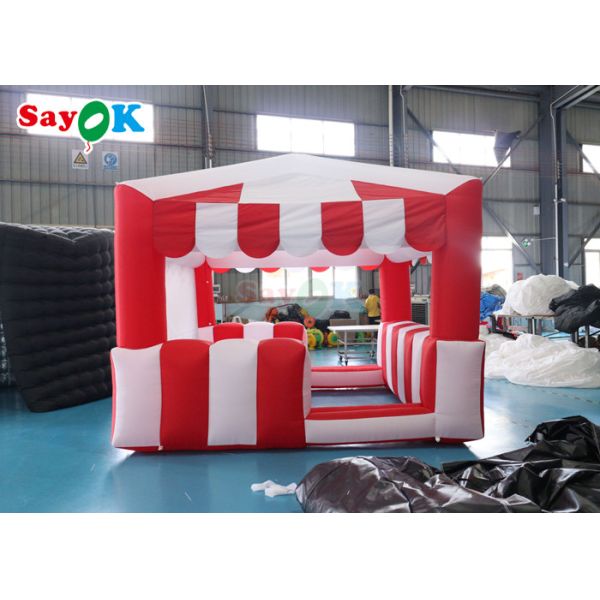 PVC Tarpaulin Inflatable Concession Booth Inflatable Kiosk Carnival Treat Shop