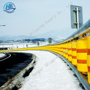 PU EVA Road Safety Highway Guardrail With Galvanized Beam