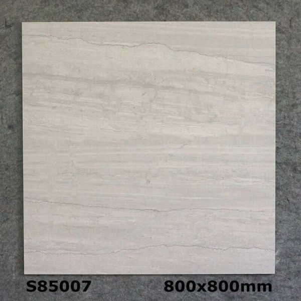 Buy Light Gray 800x800mm Rustic Floor Tile Glazed Split Ceramic Rustic Inside Tile at wholesale prices