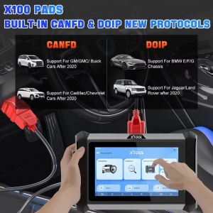 XTOOL X100 PADS 2024 Complete IMMO Key Programming Intelligent Anti-Theft