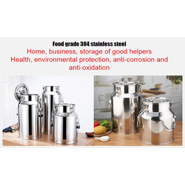 40L polishing fermenting equipment Stainless steel 0.8mm milk can