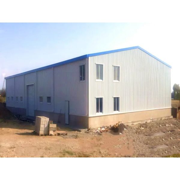 Buy Commercial Steel Frame Storage Shed With Mezzanine at wholesale prices