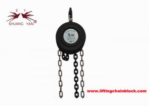 Quality Q235 Round Manual Chain Block Portable Hand Lifting Device 1 Ton for sale