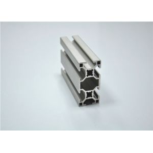 Silver Building Industrial Aluminum Profile , Extruded Metal Shapes 6063-T5