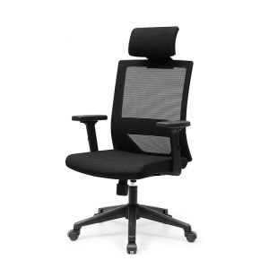 Fixed Swivel Office Armchair , 300 Pounds Mesh Furniturer Task Chair